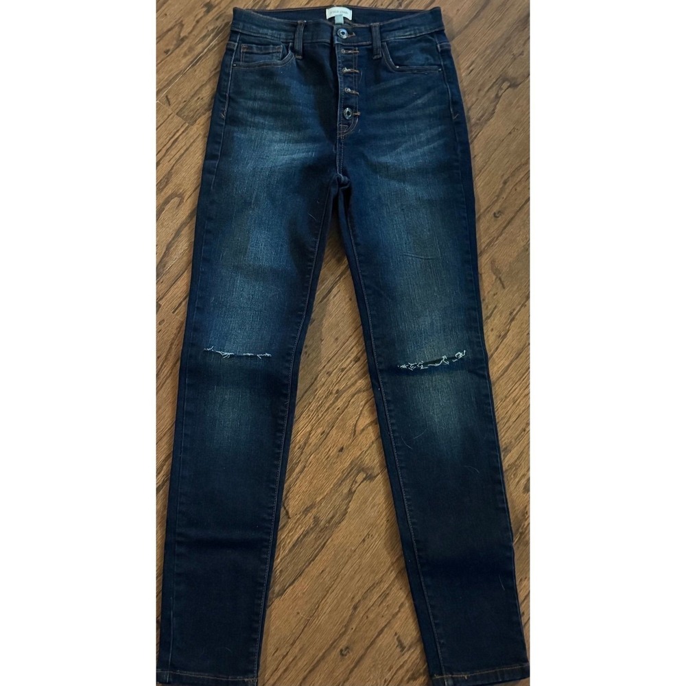 Sneak Peak Button Fly Skinny Super‎ High Rise 5